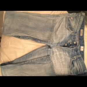 Blue wash jeans, size 34